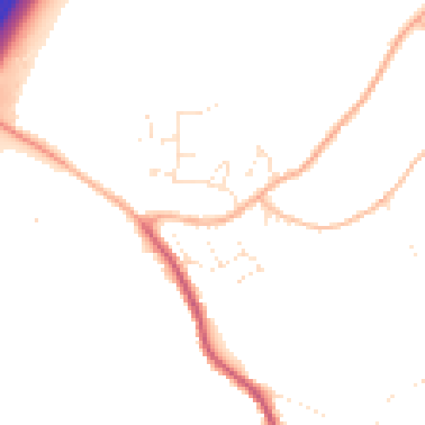 Daytime road noise heatmap for GL10 3AU