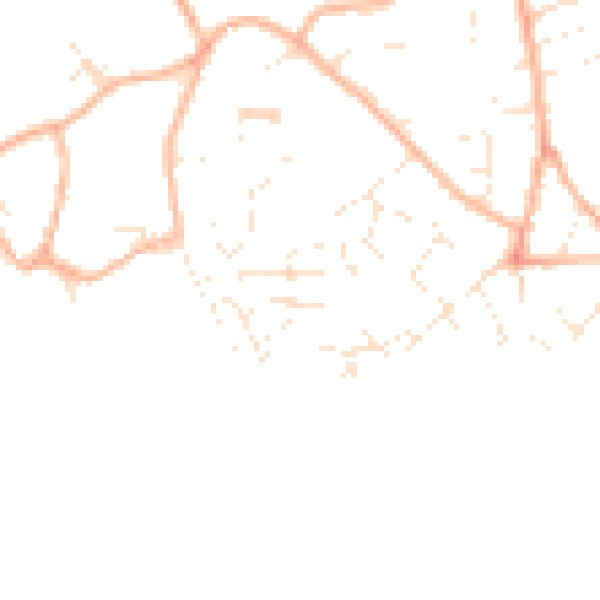 Daytime road noise heatmap for GL10 3GF