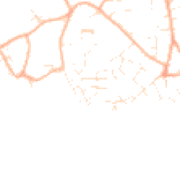 Daytime road noise heatmap for GL10 3GJ