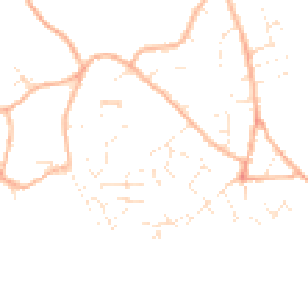 Daytime road noise heatmap for GL10 3GS