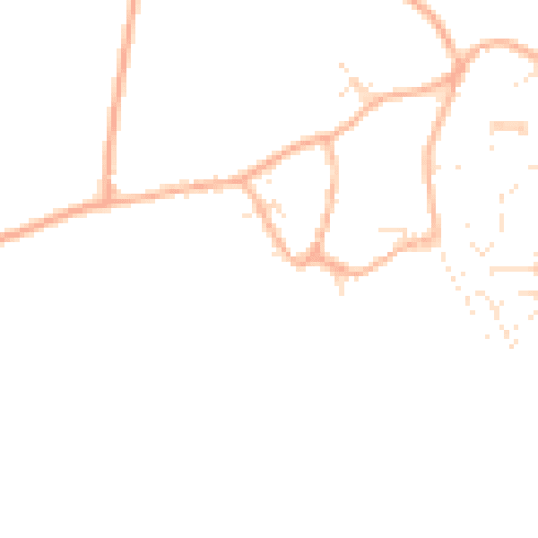 Daytime road noise heatmap for GL10 3HB