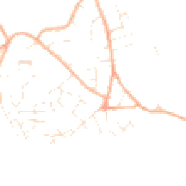 Daytime road noise heatmap for GL10 3JG