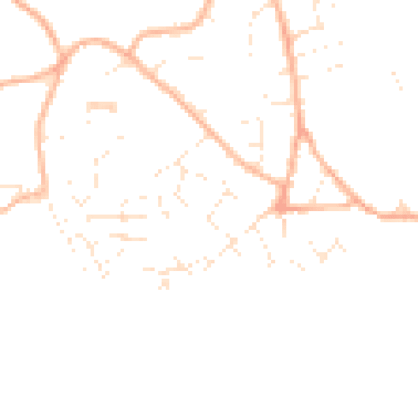 Daytime road noise heatmap for GL10 3LB