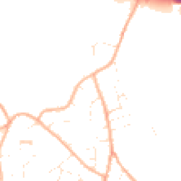 Daytime road noise heatmap for GL10 3LG