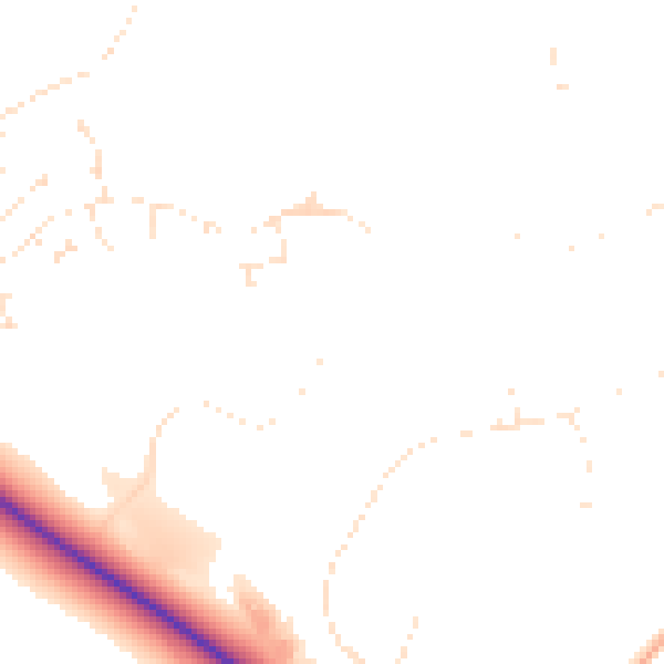 Daytime road noise heatmap for GL10 3ST