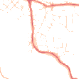 Daytime road noise heatmap for GL11 4BD