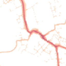 Daytime road noise heatmap for GL11 4BW