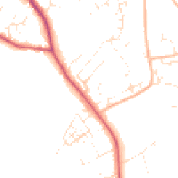 Daytime road noise heatmap for GL11 4DH