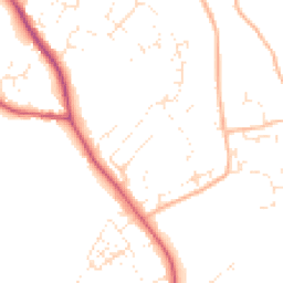 Daytime road noise heatmap for GL11 4DL