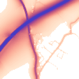 Daytime road noise heatmap for GL11 5FP