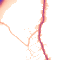 Daytime road noise heatmap for GL11 5JJ