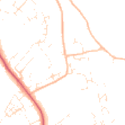 Daytime road noise heatmap for GL11 5NJ
