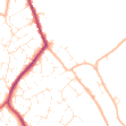 Daytime road noise heatmap for GL11 5NX