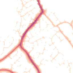 Daytime road noise heatmap for GL11 5QG