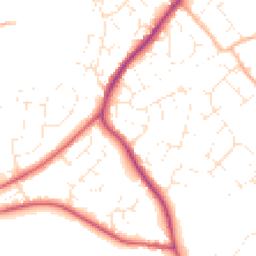 Daytime road noise heatmap for GL11 5QR