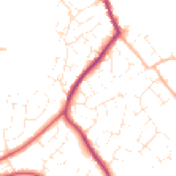 Daytime road noise heatmap for GL11 5RE