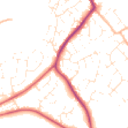 Daytime road noise heatmap for GL11 5RG