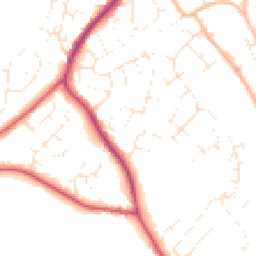 Daytime road noise heatmap for GL11 5RY