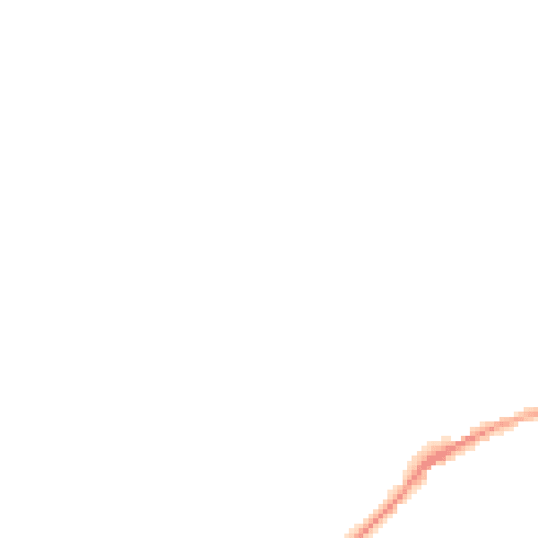Night-time road noise heatmap for GL15 4AH
