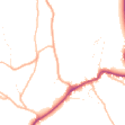 Daytime road noise heatmap for GL15 4AZ