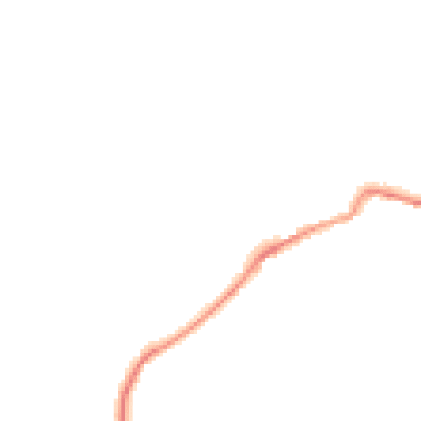 Night-time road noise heatmap for GL15 4BH