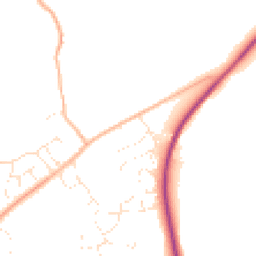 Daytime road noise heatmap for GL15 4BZ