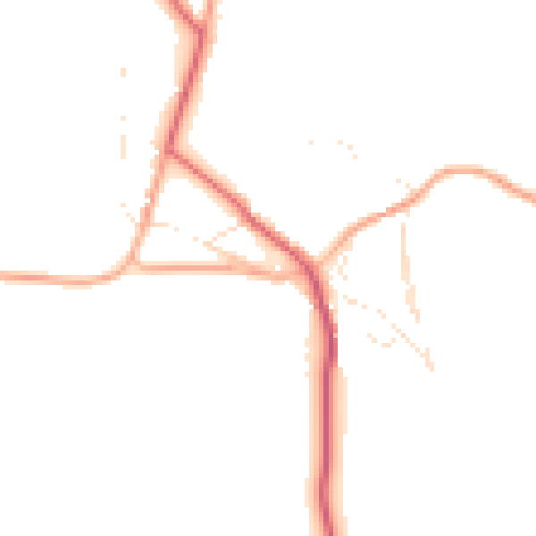 Daytime road noise heatmap for GL15 4JD