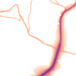 Daytime road noise heatmap for GL15 4LT
