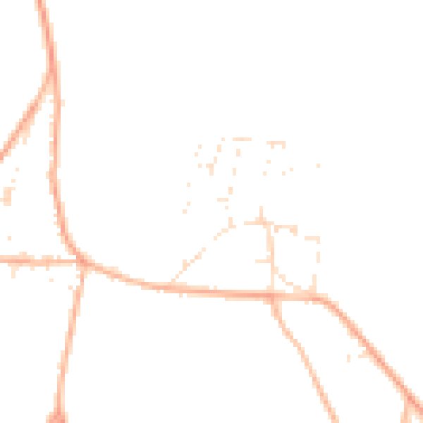 Daytime road noise heatmap for GL15 4SQ