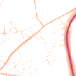 Daytime road noise heatmap for GL15 5FE