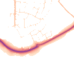 Daytime road noise heatmap for GL15 5GF