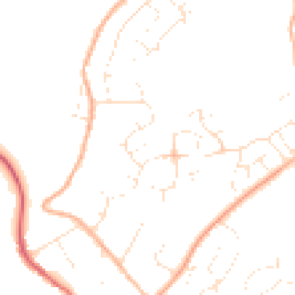 Daytime road noise heatmap for GL15 5LP