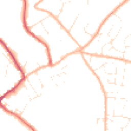 Daytime road noise heatmap for GL15 5RR