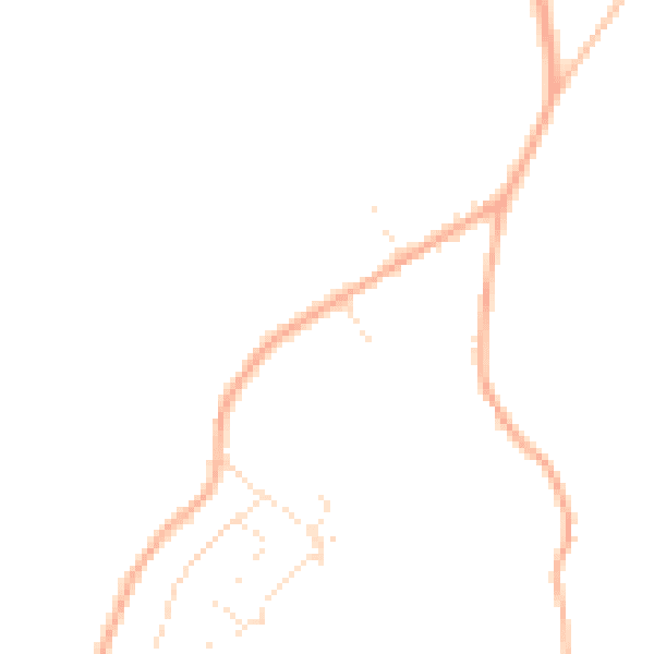 Daytime road noise heatmap for GL15 5SS