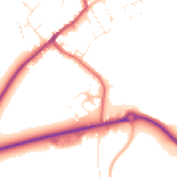 Daytime road noise heatmap for GL15 5TG