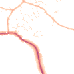 Daytime road noise heatmap for GL15 6AP