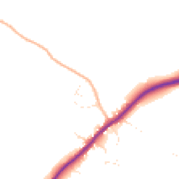 Daytime road noise heatmap for GL15 6BD
