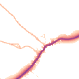 Daytime road noise heatmap for GL15 6DB
