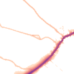 Daytime road noise heatmap for GL15 6DF