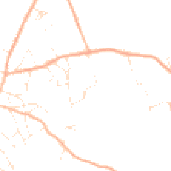 Daytime road noise heatmap for GL15 6LZ