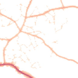 Daytime road noise heatmap for GL15 6ND