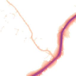 Daytime road noise heatmap for GL15 6NW