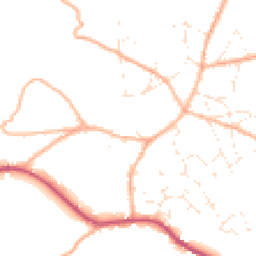 Daytime road noise heatmap for GL15 6RD