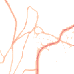 Daytime road noise heatmap for GL15 6TB