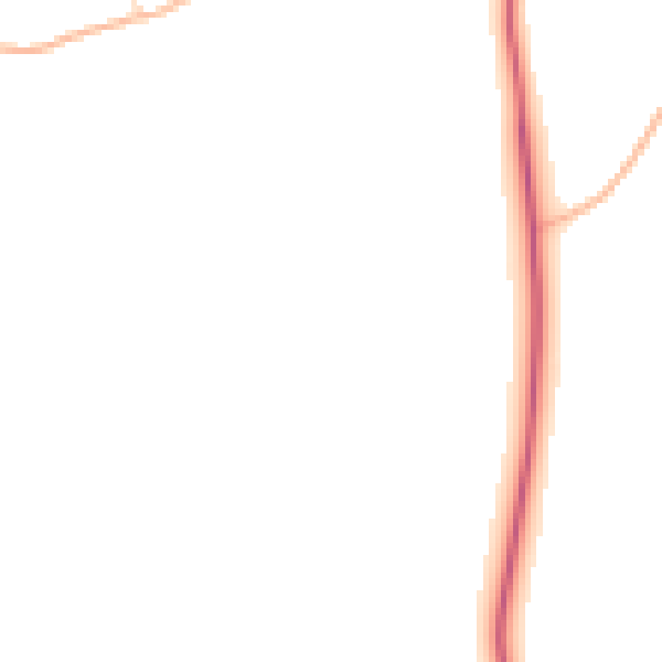 Daytime road noise heatmap for GL15 6UP