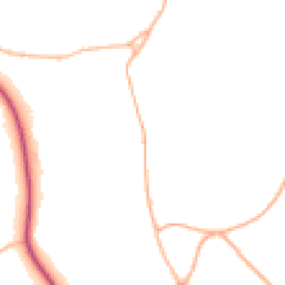 Daytime road noise heatmap for GL18 1DQ