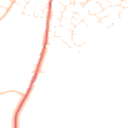 Daytime road noise heatmap for GL18 1FE