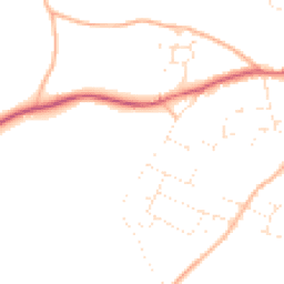 Daytime road noise heatmap for GL18 1FR
