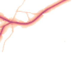 Daytime road noise heatmap for GL18 1NH