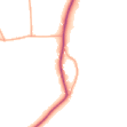 Daytime road noise heatmap for GL18 1NR